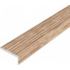 Schodová hrana samolepiaca - Dub Canum 24,5x10 mm 2,7 m