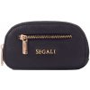 Segali Kožená kľúčenka-mini peňaženka 50526 Black