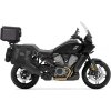 Kompletní sada sedlových brašen SHAD TERRA TR40 a černého hliníkového 37L topcase, včetně montážní sady SHAD Harley Davidson Pan America 1250
