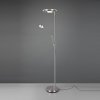 Trio Lighting LED stropná podložka Barrie s čítacím svetlom matný nikel - 424210307
