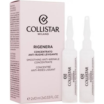 Collistar Rigenera Smoothing Anti-Wrinkle Concentrate pleťové sérum proti vráskam 2x10 ml pre ženy
