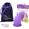 Me Luna Menstruační kalíšek Classic XL se stopkou fialová