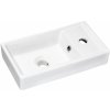 ArtCom Keramické umývadlo VEDEA 40 | biely lesk 40 cm