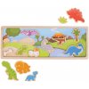 Bigjigs Toys magnetické puzzle dinosaury