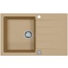 Alveus CADIT 20 Beige 55 1132024 - Drez Granitový 790x500mm, vanička 375x425x198mm