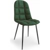 Halmar Jedálenská stolička Lancaster, zelená / čierna