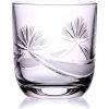 Bohemia Crystal Ručne brúsené poháre na whisky a rum Mašľa 280ml (set po 6ks)