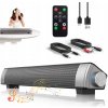 MINIATÚRNY BLUETOOTH SOUNDBAR S REPRODUKTOROM 2.0 S DIAĽKOVÝM OVLÁDANÍM AUX RCA PRE TV A PC