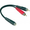 KLOTZ AYS-6 - Y-redukcia, Jack 3,5(S) samica -> 2x RCA samec