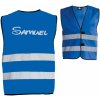 Korntex reflexná vesta s reflexným nápisom modrá