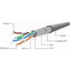 Gembird LAN kábel CAT6, UTP, prémiové CCA vodiče, 100 m, šedý UPC-6004SE-SOL/100