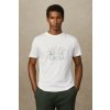 TRIČKO HACKETT LONDON HERITAGE RALLY FLAG OFF WHITE