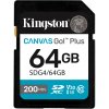Kingston Canvas Go Plus/SDXC/64GB/UHS-I U3 / Class 10 SDG4/64GB