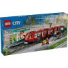 LEGO 60423 Električka a zastávka v centre mesta