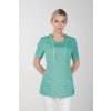 Dámska farebná zdravotnícka blúzka M-054, mätová (Zdravotnícke oblečenie)