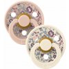 BIBS x LIBERTY Colour cumlíky z prírodného kaučuku 2ks – veľkosť 1 ivory/blush