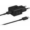 Originálna Nabíjačka Samsung EP-T2510EBE PD 25W + USB-C kábel 1 m