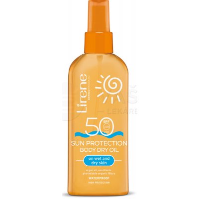 Lirene SC SPF50 suchý olej na opaľovanie pro vlhkou i suchou pokožku 150 ml