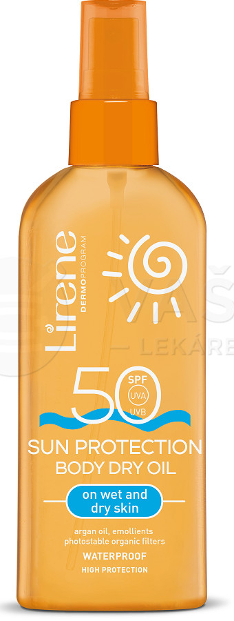 Lirene SC SPF50 suchý olej na opaľovanie pro vlhkou i suchou pokožku 150 ml