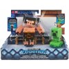 Figúrka Minecraft Legends 8 cm 2 ks – Creeper vs. Piglin Bruiser GYR98