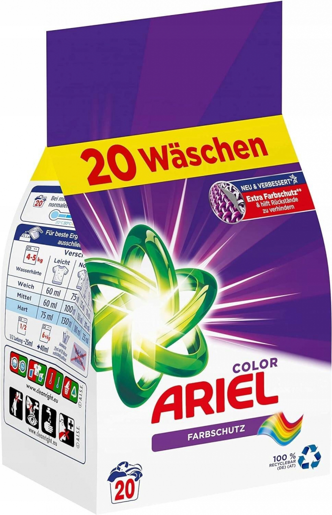Ariel Color prací prášok 20 PD 1,3 kg