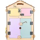 BusyKids activity board domček natura pastel