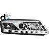 D-LITE predné svetlá s denným svietením AUDI A6 4F 04-07 chróm