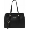 Kožená shopper taška TL Bag Tuscany Leather Farba: Čierna