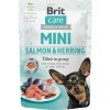 Brit Care dog Kapsička MINI Sterilised Salmon&Herring fillets in gravy 24 x 85 g