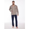 Pánske pyžamo Cornette 114/67 long/r S-2XL Béžová XL