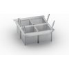 Rational Sada 4 košov na malé porcie 1/6 GN - perforované - pre typ 2-XS Rational