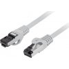 Patchcord Cat. 8.1 s/ftp cu 2m fluke prošel šedou