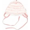 Čiapočka na zaväzovanie, bavlna, Baby Stars, pastel rose 62-68 (3-6m)