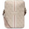 Guess PU 4G Printed Stripes Tablet Bag 10 GUTB10P4RPSP Pink