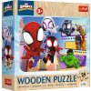 TREFL Drevené puzzle Spidey a jeho úžasní priatelia 24 dielikov
