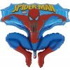 Balón fóliový 90 cm Spiderman modrý