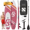 Capital Sports Lanikai Cruiser 10.8, nafukovací paddelboard, súprava so SUP doskou, 330 × 77 × 15 (WTR1-LaniCru10,8Red)