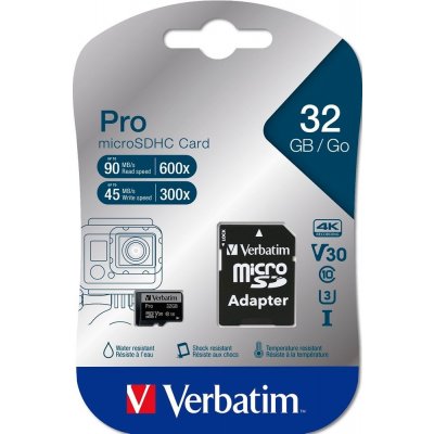 VERBATIM microSDHC UHS-I 32 GB 47041