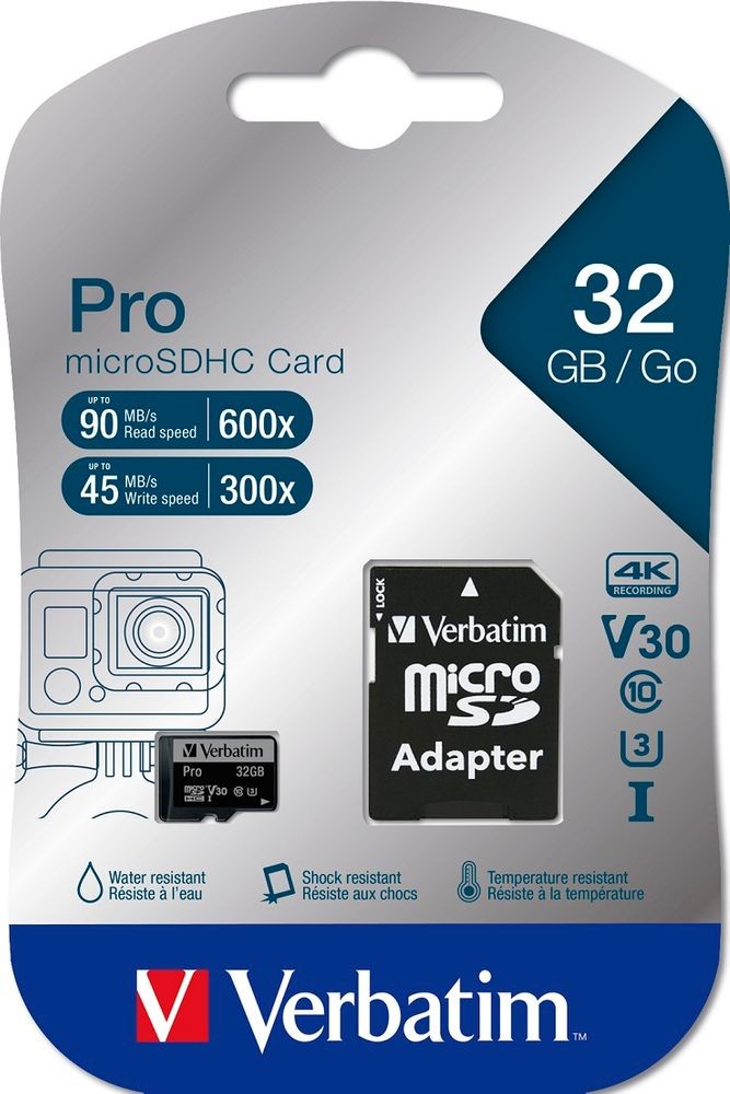 VERBATIM microSDHC UHS-I 32 GB 47041