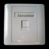 WALL plate SA s rámečkem pro 1keystone (80 x 80) 2255 DATACOM