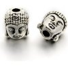 Kovové korálky Budha bez kadmia a bezolovnatá 10x8.5x8mm, 5 ks (Kovové korálky)
