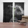 Sablio Závesy Star Wars Vesmírná loď: 2ks 140x250cm
