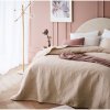 Béžový dekoračný prehoz na posteľ s krásnym motívom Šírka 220 cm | Dĺžka 200 cm béžová Polyester