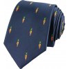 Quentino Tmavě modrá pánská kravata MRKEV PKT07