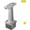 Feldmann Nerezový držiak madla zábradlia s plochou podstavou 51211-240 brus, na hranol pr.40x40 mm