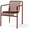 HAY Textilný podsedák Palissade Dining Armchair Seat Cushion, iron red