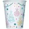 OBALOVO Papierový pohár vianočný 250 ml