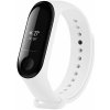 FIXED Silicone Strap pro Xiaomi Mi Band 3/4, bílý FIXSSTB-1414-WH