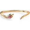 Náramok bangle pozlátené striebro 10,5mm - B-B-B0847-01262-925-Z SAVICKI