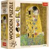 TREFL Drevené puzzle Art: Gustav Klimt - Bozk 200 dielikov